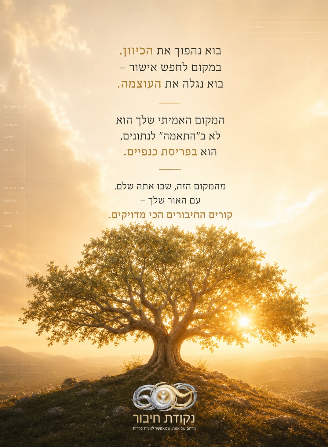 שקופית חמישית בסדרת הפוסטים השנייה